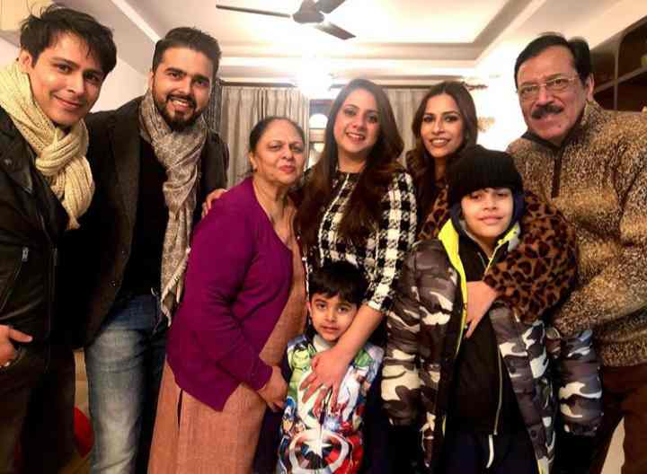 Sudeep Sahir family photo