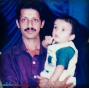 nihal tauro with his father