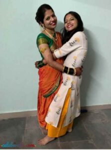 vijaya babar with her sister