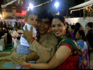 Chetanya adib with his family