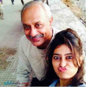 Nidhi Subbaiah with her father bollachand subhash subbaiah