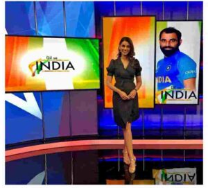 sanjana ganesan sports presenter dil se india