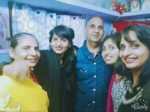Dimpal Bhal with her family