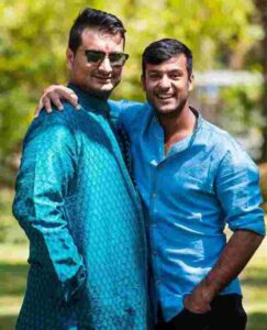 Mayank Agarwal with his father anurag agarwal