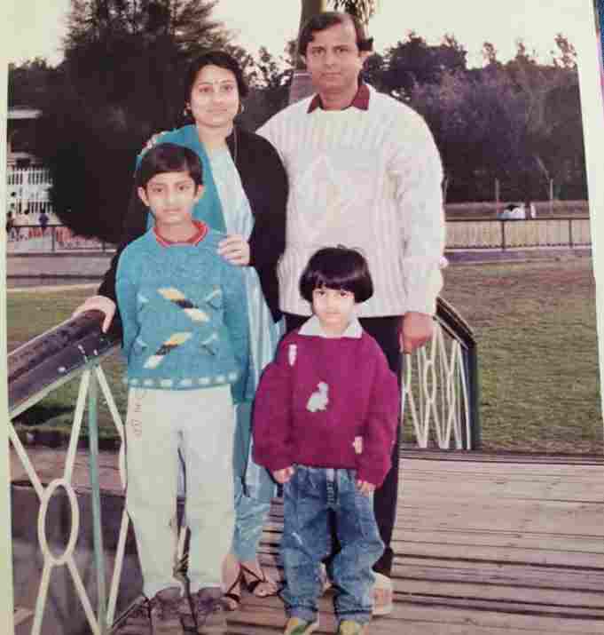 Shiny Doshi with her family
