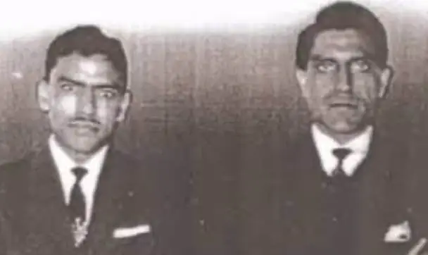 Amrish Puri with his younger brother Harish Puri