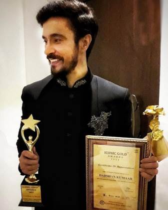 Darshan Kumar won Iconic Awards 2021