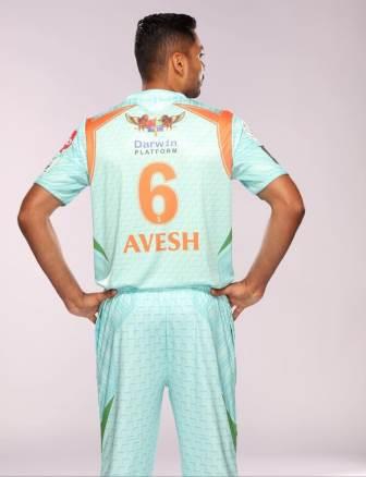 Avesh Khan jersy number in IPL