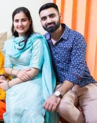 JP Nadda elder son Girish Chandra Nadda with his wife