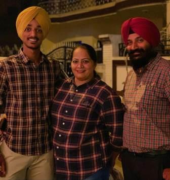 Arshdeep Singh with his family