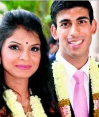 Rishi Sunak marriage pic