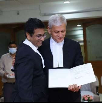 Justice DY Chandrachud preceded by Justice UU Lalit