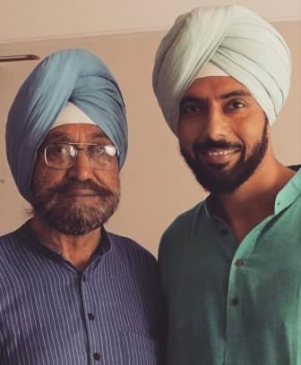 Ranveer Brar with his father Ishwar Singh