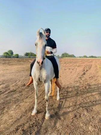 Ravindra Jadeja loves horse riding